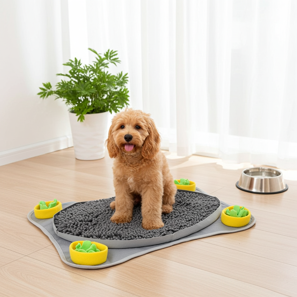 CozyPaws Snuffle Mat for Dogs โ Slow Feeder & Brain Enrichment Pad - CozyPaws