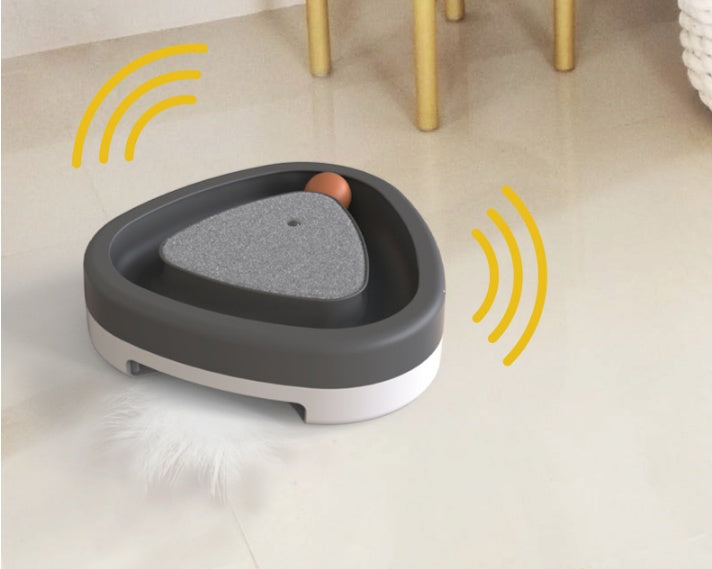 CozyPaws Interactive Cat Scratcher & Turntable Toy – 360° Spinning Fun - CozyPaws