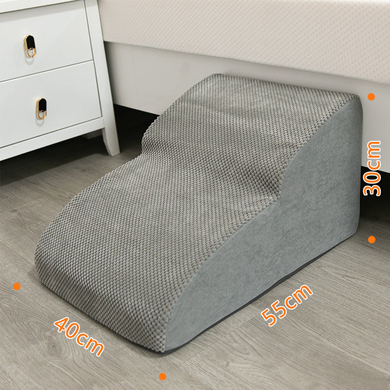 CozyPaws Pet Ramp & Bedside Ladder – Safe Steps for Dogs & Cats