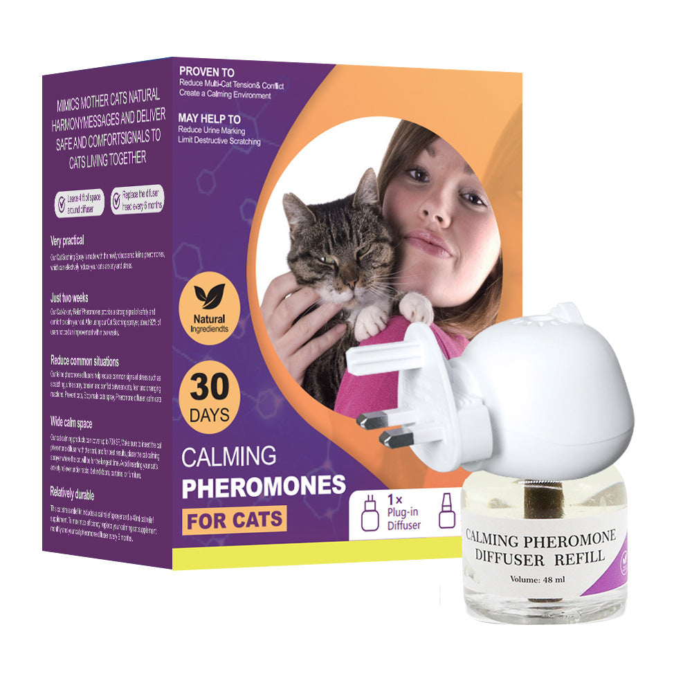 CozyPaws Pet Calming Pheromone Diffuser – Anxiety & Stress Relief for Cats & Dogs