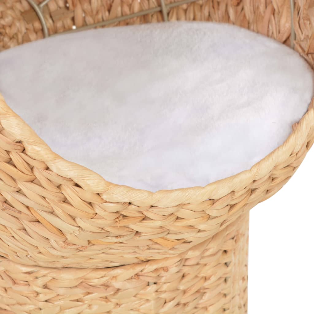 CozyPaws Handcrafted Seagrass Cat Basket – Natural Eco-Friendly Cat Bed