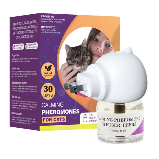 CozyPaws Pet Calming Pheromone Diffuser – Anxiety & Stress Relief for Cats & Dogs