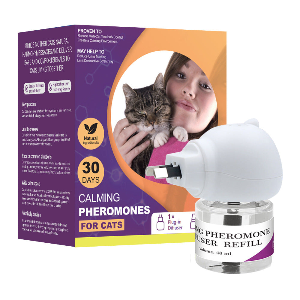 CozyPaws Pet Calming Pheromone Diffuser – Anxiety & Stress Relief for Cats & Dogs
