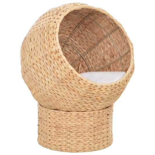 CozyPaws Handcrafted Seagrass Cat Basket – Natural Eco-Friendly Cat Bed